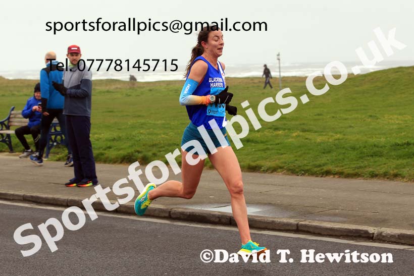 Senior womens 6 Stage 2023 Northern Mens 12 stage and Womens 6 Stage Relays and Young Athletes, Redcar. Photo: David T. Hewitson/Sports for All Pics